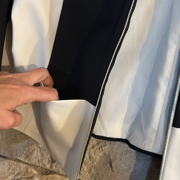 Vince Camuto Black and White Women's Jacket - Picture 8 of 8